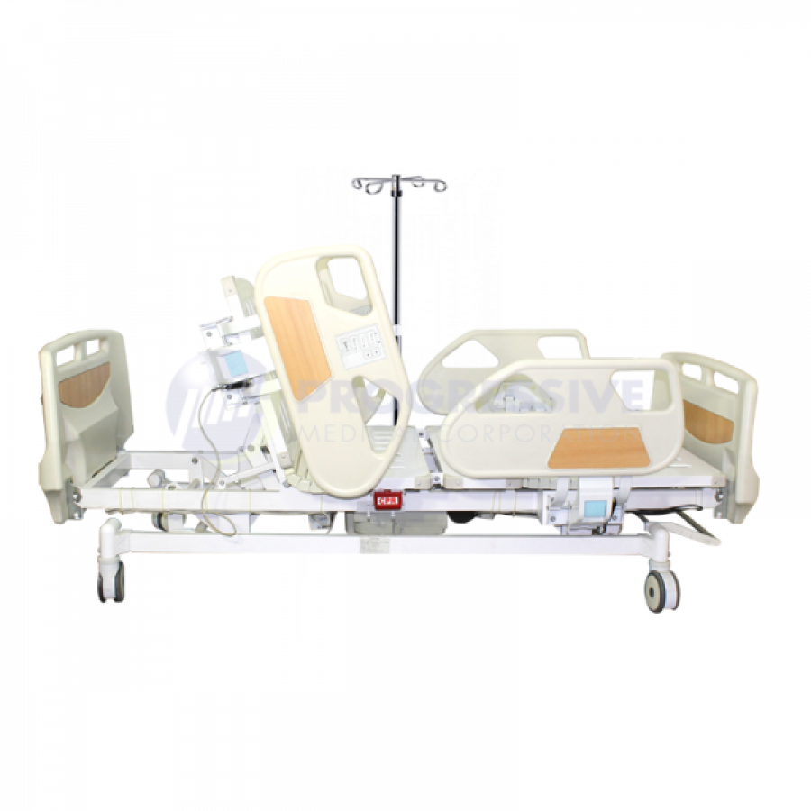5 Function Electric Hospital Bed w IV stand 2-600x600-900x900