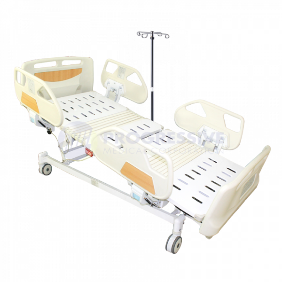 5 Function Electric Hospital Bed w IV stand 3-600x600-900x900