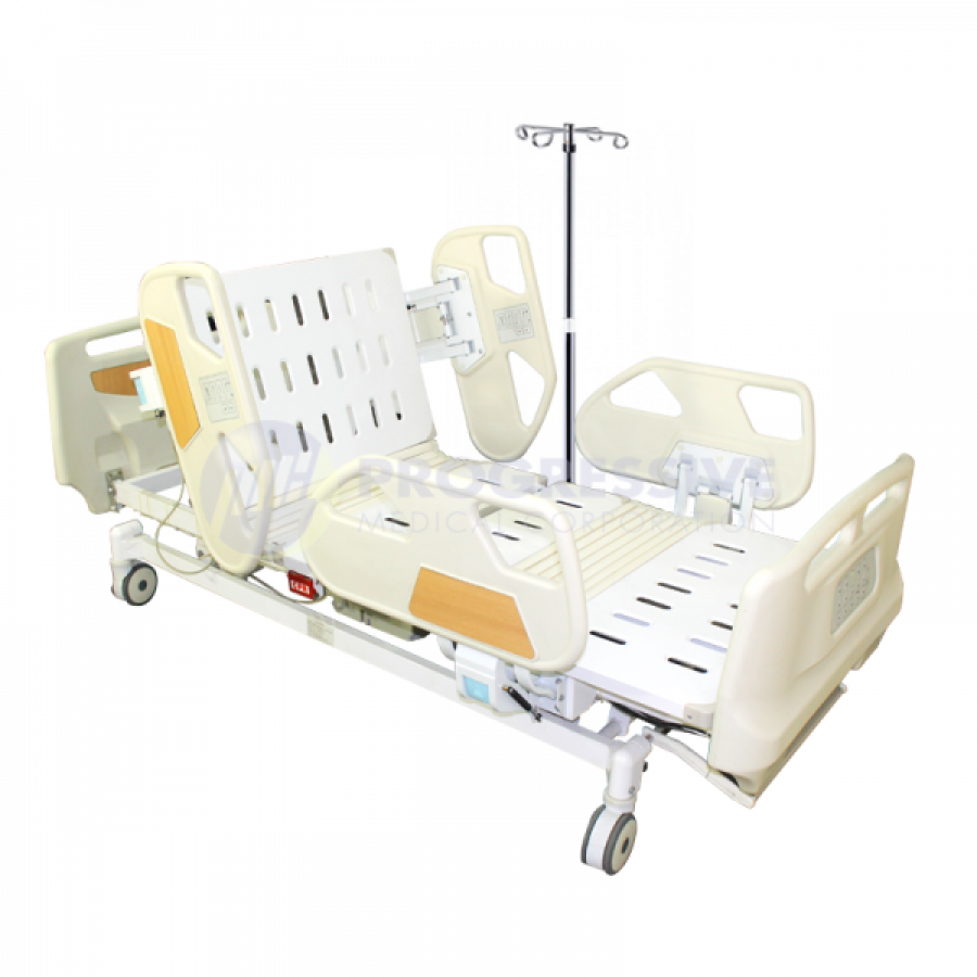 5 Function Electric Hospital Bed w IV stand 4-600x600-900x900