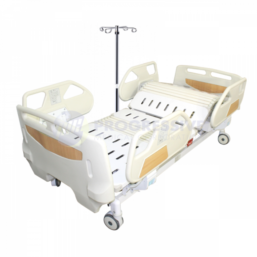 5 Function Electric Hospital Bed w IV stand-600x600-900x900