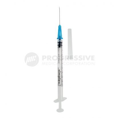 Simplex Disposable Simplex Disposable Syringe with Needle 1cc, G-23 X 1” – Progressive ...