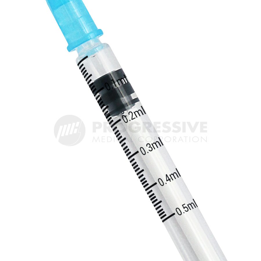 TMS Simplex Calibrated Auto-Disable Syringe 0.3-0.5cc (5)