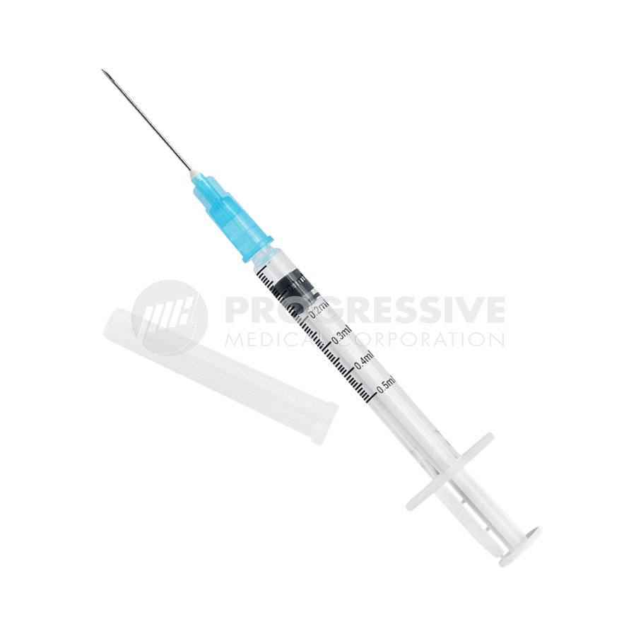 TMS Simplex Calibrated Auto-Disable Syringe 0.3-0.5cc (6)